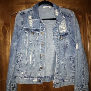 Distressed Jean Jacket